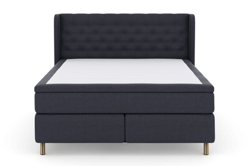 Select No 5 Komplett Sengepakke 210x210 Fast Watergel - Blå/Kobberben - Møbler - Senger - Kontinentalsenger