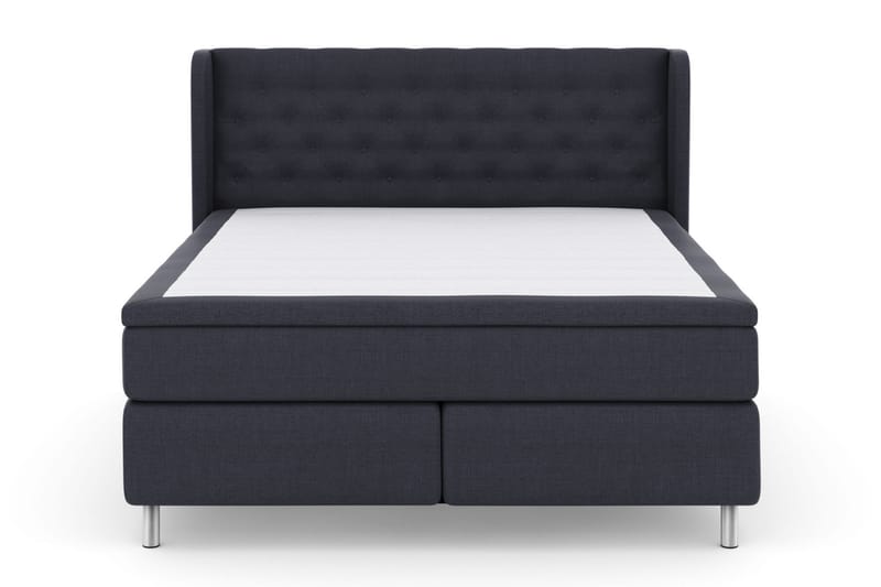 Select No 5 Komplett Sengepakke 210x210 Fast Watergel - Blå/Metallben - Møbler - Senger - Komplett sengepakke