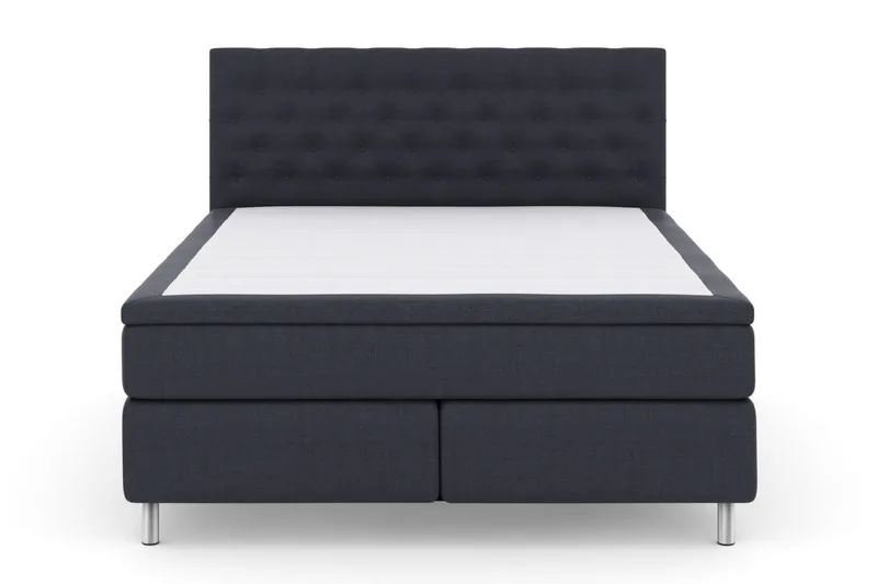 Select No 5 Komplett Sengepakke 210x210 Fast Watergel - Blå/Metallben - Møbler - Senger - Kontinentalsenger