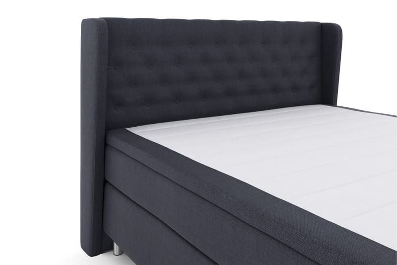 Select No 5 Komplett Sengepakke 210x210 Fast Watergel - Blå/Metallben - Møbler - Senger - Komplett sengepakke