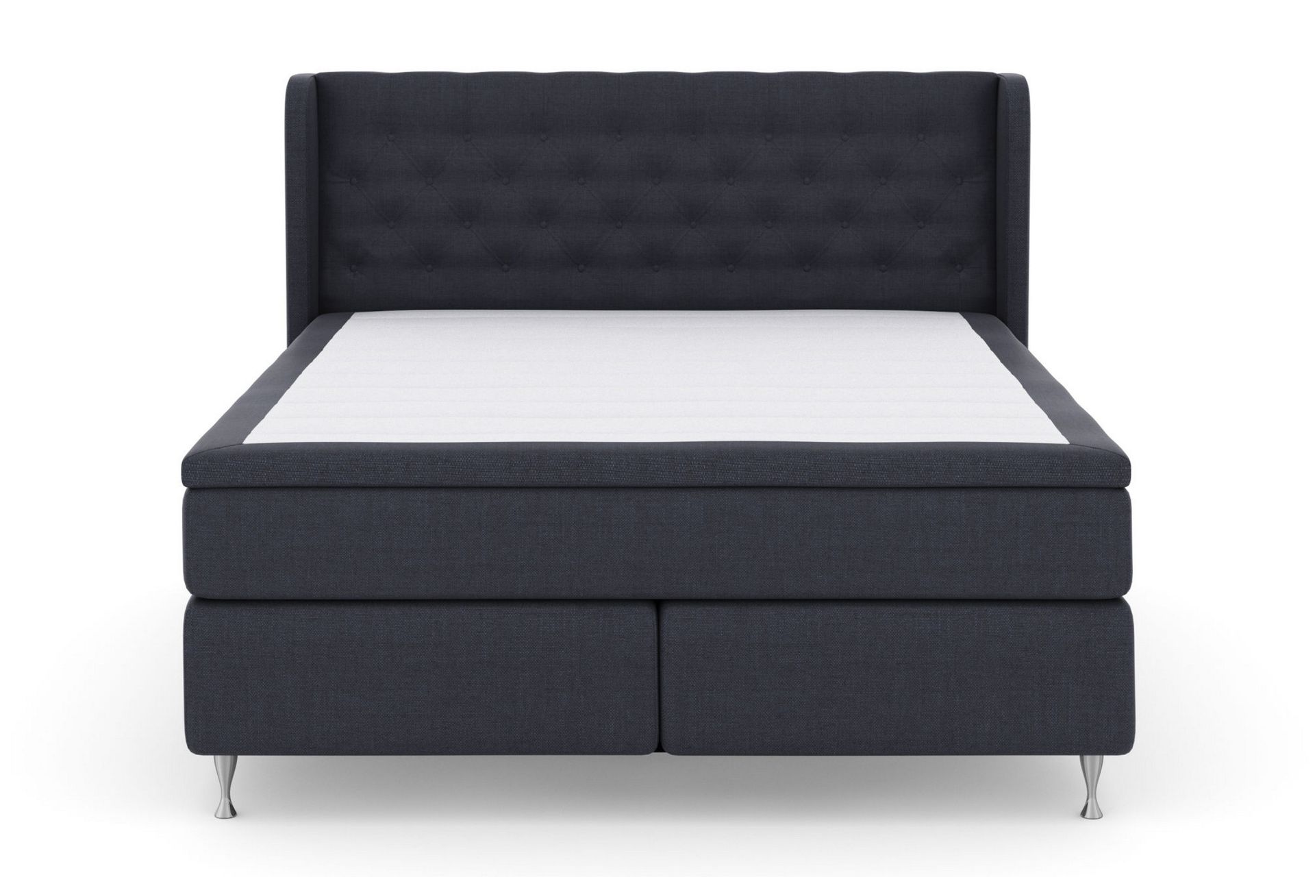 Select No 5 Komplett Sengepakke 210x210 Fast Watergel - Blå/Sølvben - Møbler - Senger - Komplett sengepakke