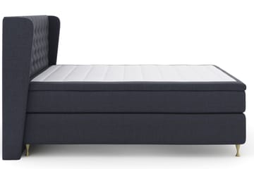 Select No 5 Komplett Sengepakke 210x210 Fast/Medium Lateks - Blå/Gullben - Møbler - Senger - Komplett sengepakke