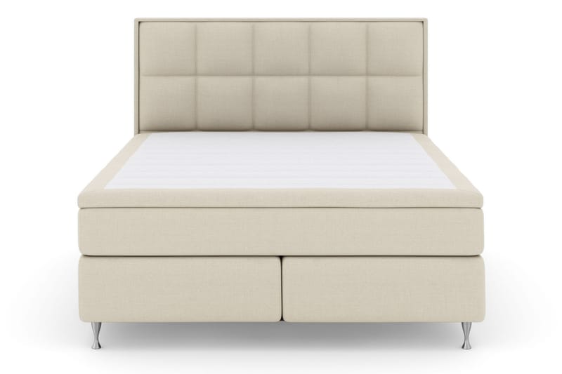 Select No 5 Komplett Sengepakke 210x210 Medium Watergel - Beige/Sølvben - Møbler - Senger - Komplett sengepakke