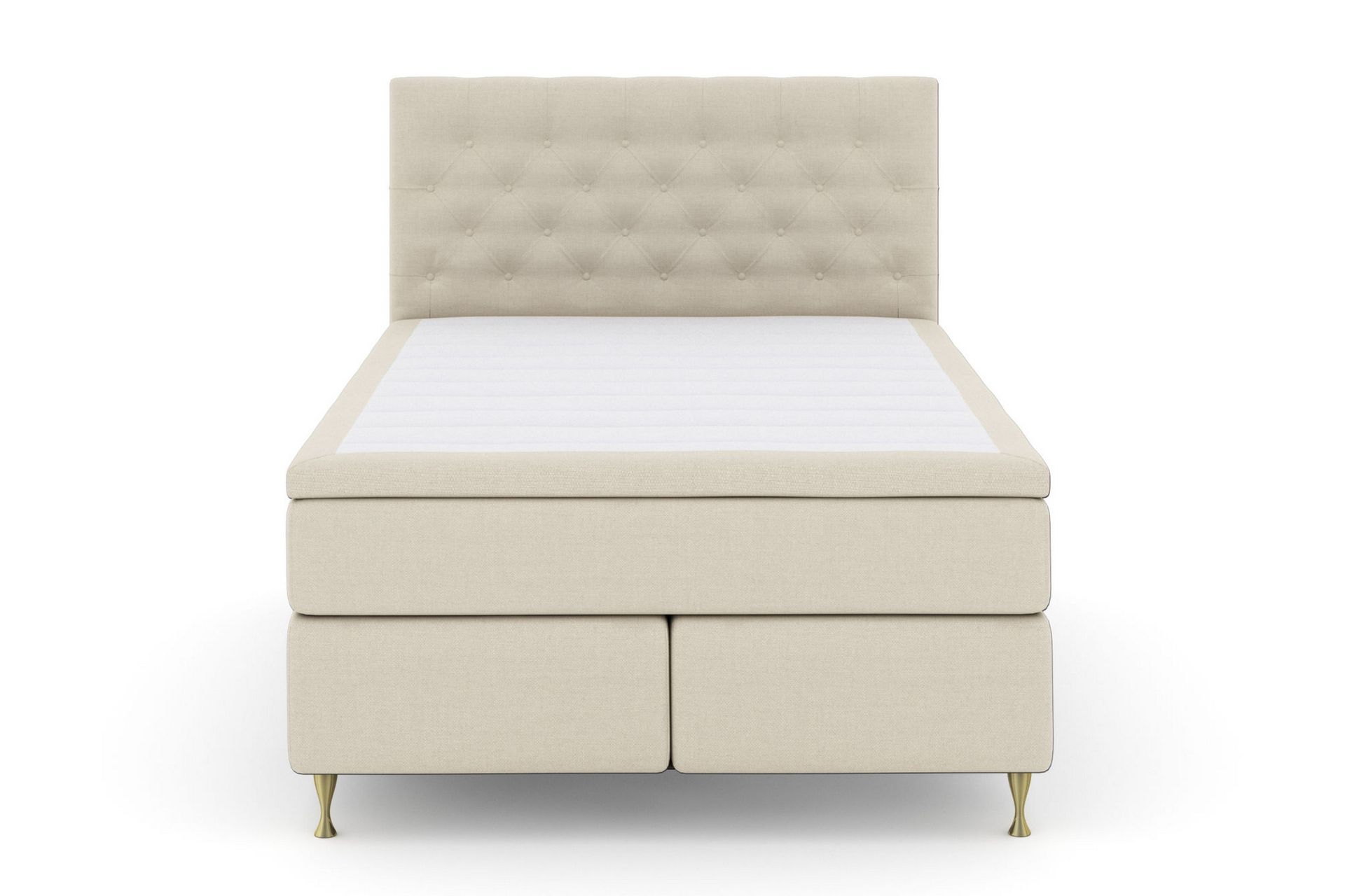 Select No 5 Kontinentalseng 140x200 Fast/Medium Watergel - Beige/Gullben - Møbler - Senger - Kontinentalsenger