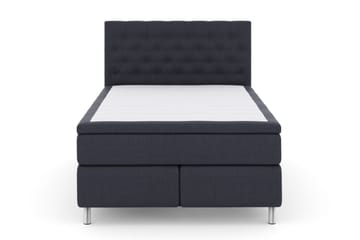 Select No 5 Kontinentalseng 160x200 Fast/Medium Lateks - Blå/Metallben - Møbler - Senger - Kontinentalsenger
