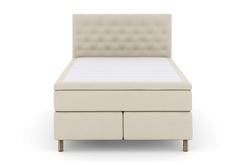 Select No 5 Kontinentalseng 160x200 Fast/Medium Watergel - Beige/Kobberben - Møbler - Senger - Kontinentalsenger