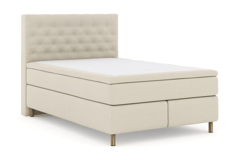 Select No 5 Kontinentalseng 160x200 Fast/Medium Watergel - Beige/Kobberben - Møbler - Senger - Kontinentalsenger
