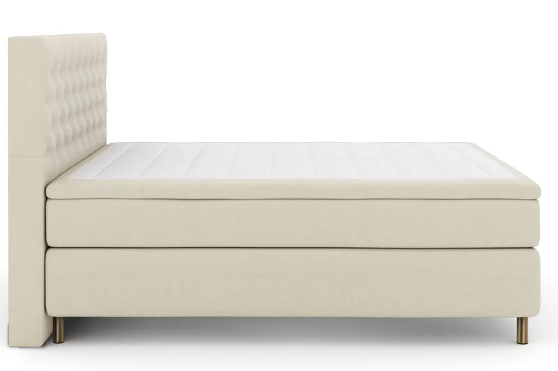 Select No 5 Kontinentalseng 180x200 Fast/Medium Lateks - Beige/Kobberben - Møbler - Senger - Kontinentalsenger