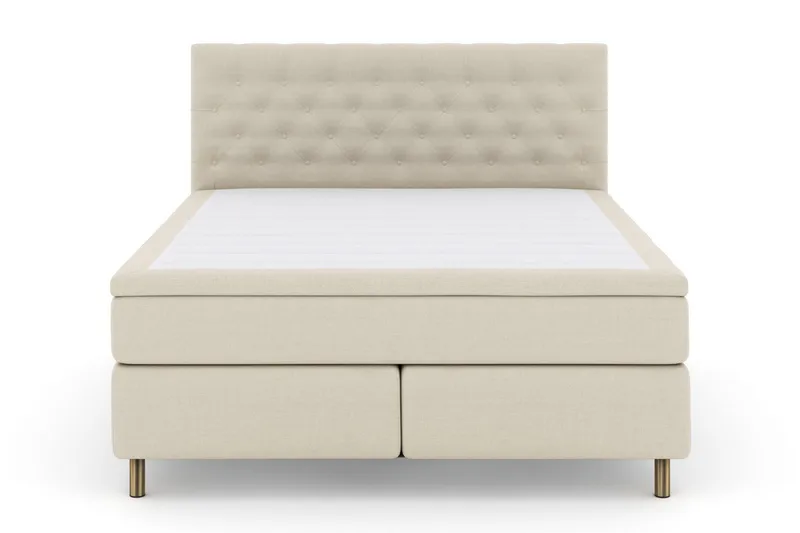 Select No 5 Kontinentalseng 210x210 Fast Watergel, Beige/Kobberben