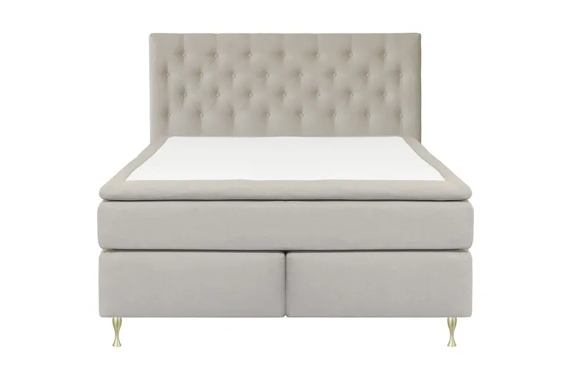 Select No 5 Kontinentalseng 210x210 Fast/Medium Watergel, Beige/Gullben