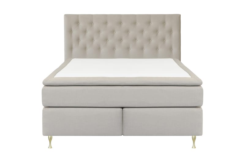 Select No 5 Kontinentalseng 210x210 Fast/Medium Watergel - Beige/Gullben - Møbler - Senger - Kontinentalsenger