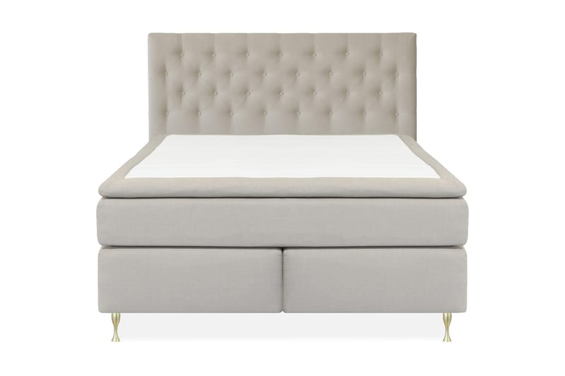 Select No 5 Kontinentalseng 210x210 Medium Watergel - Beige/Gullben - Møbler - Senger - Kontinentalsenger