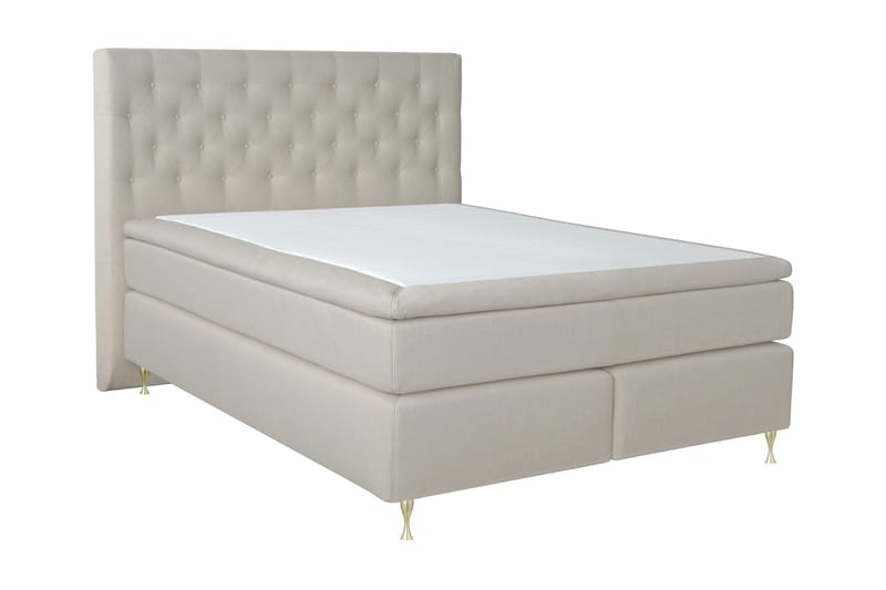 Select No 5 Kontinentalseng 210x210 Medium Watergel - Beige/Gullben - Møbler - Senger - Kontinentalsenger