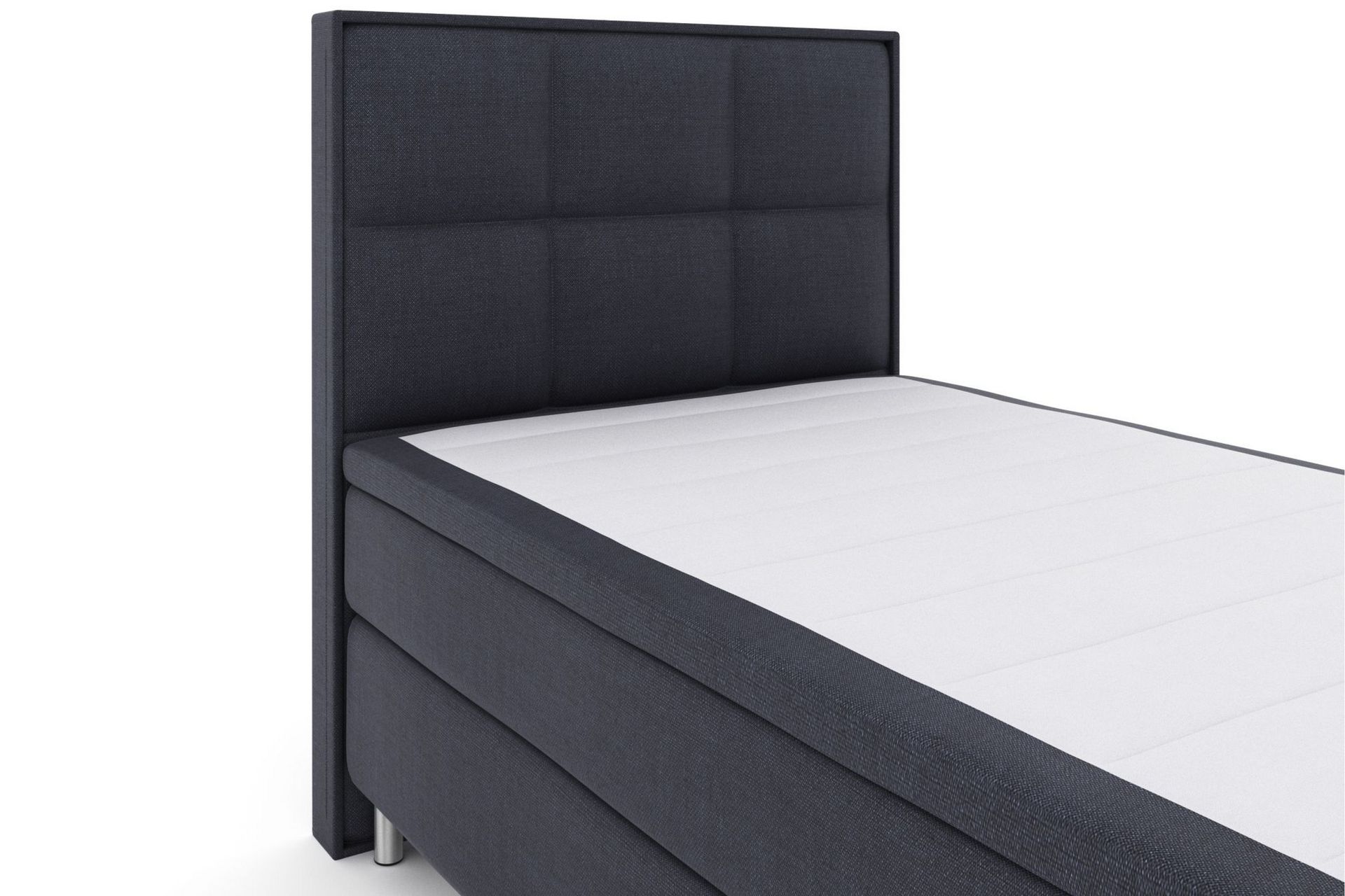 Select No 6 Komplett Sengepakke 120x200 Fast Lateks/Memory - Blå/Kobberben - Møbler - Senger - Komplett sengepakke