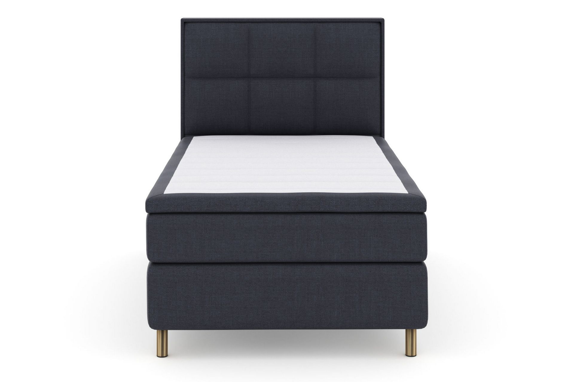 Select No 6 Komplett Sengepakke 120x200 Fast Lateks/Memory - Blå/Kobberben - Møbler - Senger - Komplett sengepakke