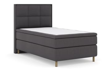 Select No 6 Komplett Sengepakke 120x200 Fast Lateks/Memory - Mørkegrå/Kobberben - Møbler - Senger - Komplett sengepakke
