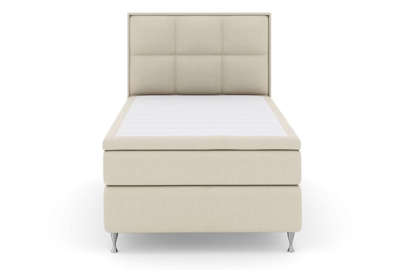 Select No 6 Komplett Sengepakke 120x200 Fast Memory/Pocket - Beige/Sølvben - Møbler - Senger - Komplett sengepakke