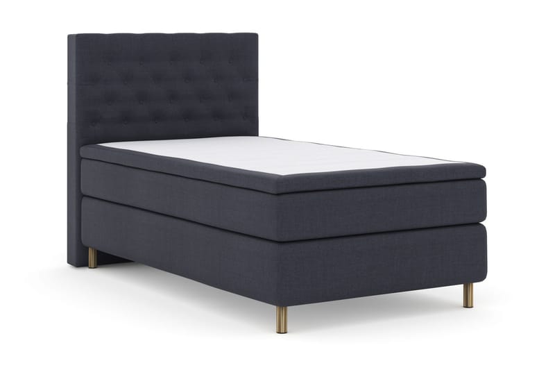 Select No 6 Komplett Sengepakke 120x200 Fast Memory/Pocket - Blå/Kobberben - Møbler - Senger - Komplett sengepakke
