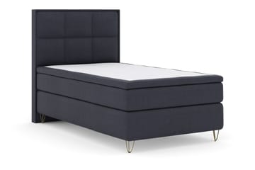 Select No 6 Komplett Sengepakke 120x200 Fast Memory/Pocket - Blå/V-formede Metallben - Møbler - Senger - Komplett sengepakke