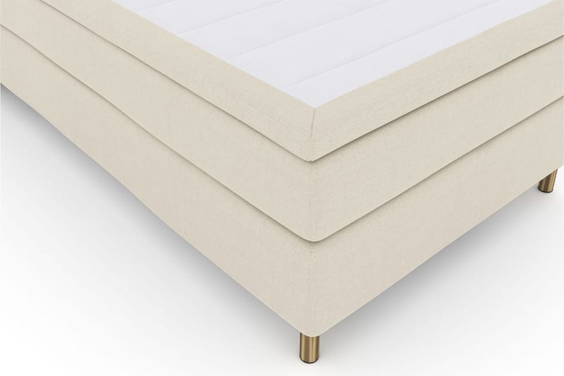 Select No 6 Komplett Sengepakke 120x200 Fast Watergel - Beige/Kobberben - Møbler - Senger - Kontinentalsenger
