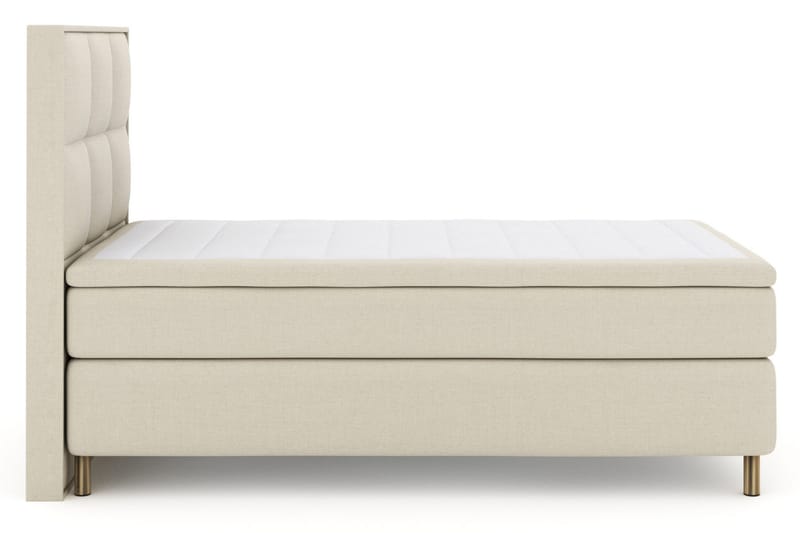 Select No 6 Komplett Sengepakke 120x200 Fast Watergel, Beige/Kobberben