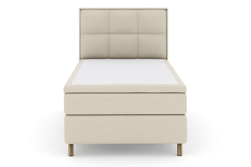 Select No 6 Komplett Sengepakke 120x200 Fast Watergel - Beige/Kobberben - Møbler - Senger - Kontinentalsenger