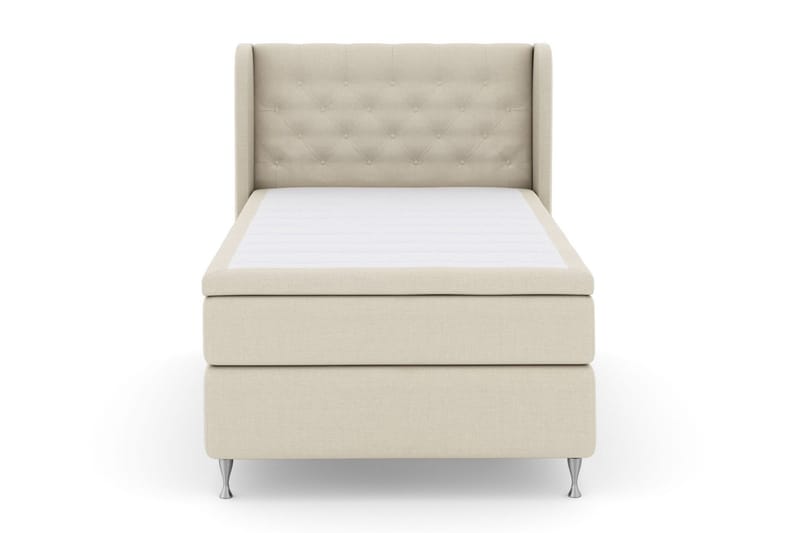 Select No 6 Komplett Sengepakke 120x200 Fast Watergel - Beige/Sølvben - Møbler - Senger - Kontinentalsenger