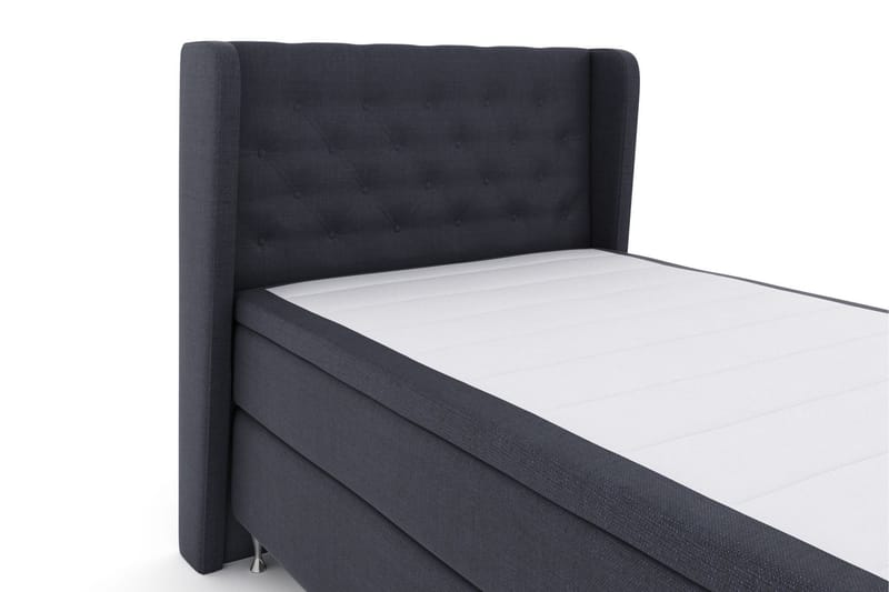 Select No 6 Komplett Sengepakke 120x200 Fast Watergel - Blå/Sølvben - Møbler - Senger - Kontinentalsenger