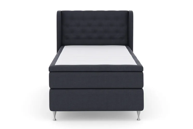 Select No 6 Komplett Sengepakke 120x200 Fast Watergel - Blå/Sølvben - Møbler - Senger - Kontinentalsenger