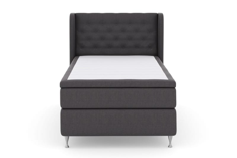 Select No 6 Komplett Sengepakke 120x200 Fast Watergel - Mørkegrå/Sølvben - Møbler - Senger - Kontinentalsenger