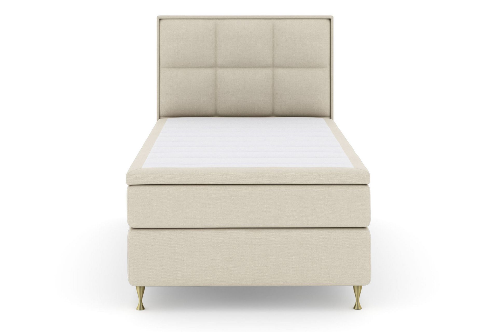 Select No 6 Komplett Sengepakke 120x200 Medium Lateks/Memory - Beige/Gullben - Møbler - Senger - Komplett sengepakke