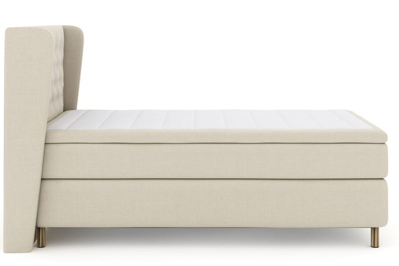Select No 6 Komplett Sengepakke 120x200 Medium Lateks/Memory, Beige/Kobberben