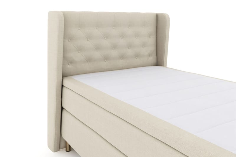 Select No 6 Komplett Sengepakke 120x200 Medium Lateks/Memory - Beige/Kobberben - Møbler - Senger - Kontinentalsenger
