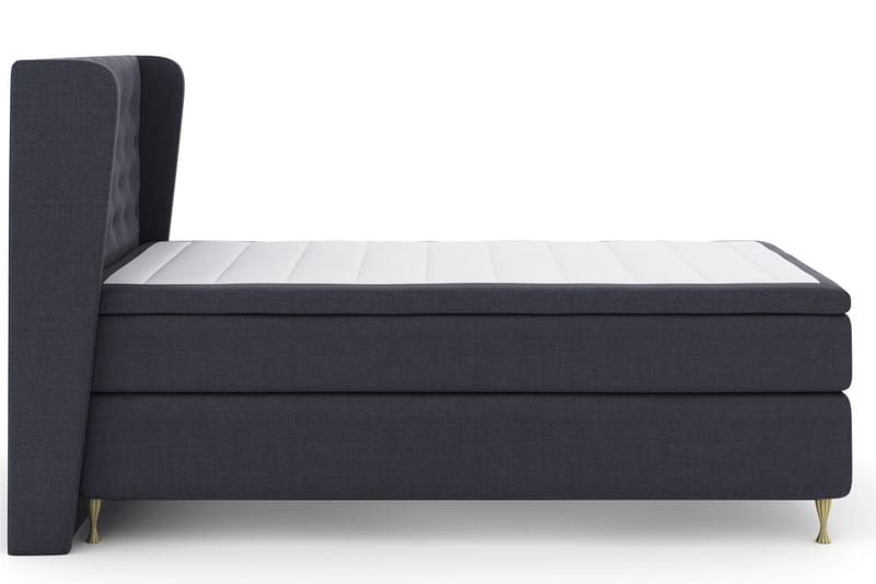 Select No 6 Komplett Sengepakke 120x200 Medium Lateks/Memory - Blå/Gullben - Møbler - Senger - Kontinentalsenger
