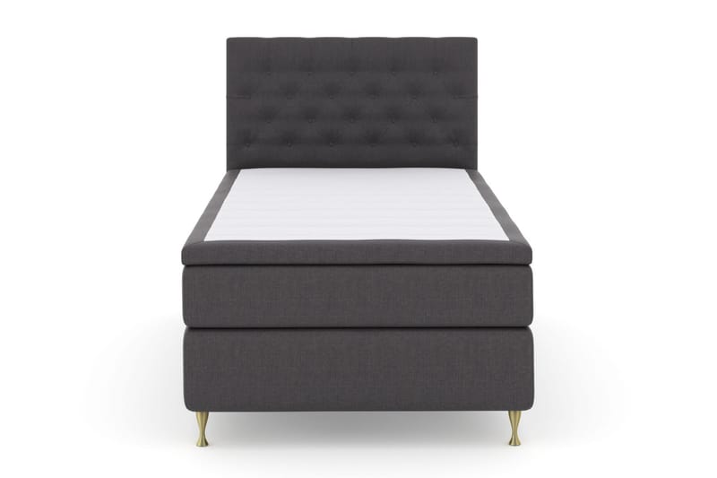 Select No 6 Komplett Sengepakke 120x200 Medium Lateks/Memory - Mørkegrå/Gullben - M�øbler - Senger - Komplett sengepakke