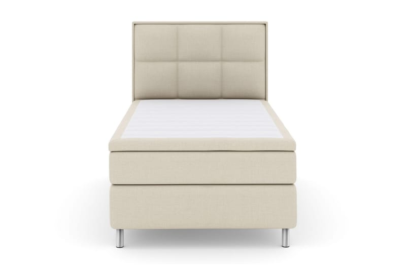 Select No 6 Komplett Sengepakke 120x200 Medium Memory/Pocket - Beige/Metallben - Møbler - Senger - Kontinentalsenger