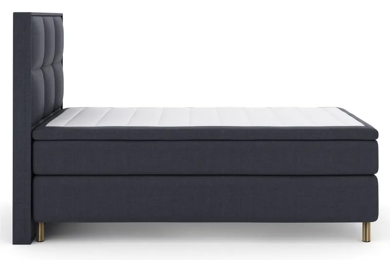 Select No 6 Komplett Sengepakke 120x200 Medium Memory/Pocket - Blå/Metallben - M øbler - Senger - Kontinentalsenger