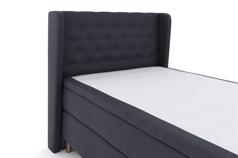 Select No 6 Komplett Sengepakke 120x200 Medium Watergel - Blå/Metallben - Møbler - Senger - Komplett sengepakke
