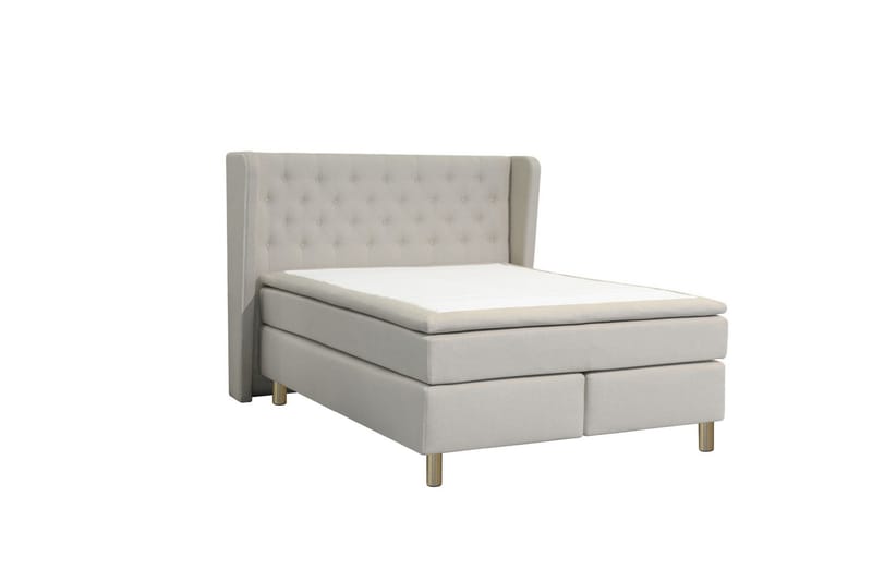 Select No 6 Komplett Sengepakke 140x200 Fast Lateks/Memory - Beige/Kobberben - Møbler - Senger - Komplett sengepakke