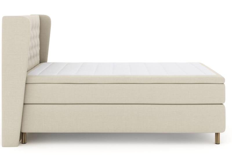 Select No 6 Komplett Sengepakke 140x200 Fast Lateks/Memory - Beige/Kobberben - Møbler - Senger - Komplett sengepakke