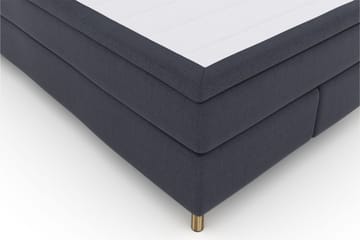 Select No 6 Komplett Sengepakke 140x200 Fast Memory/Pocket - Blå/Kobberben - Møbler - Senger - Komplett sengepakke