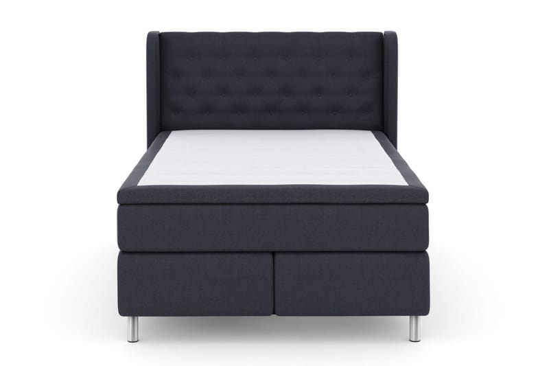 Select No 6 Komplett Sengepakke 140x200 Fast Memory/Pocket - Blå/Metallben - Møbler - Senger - Kontinentalsenger