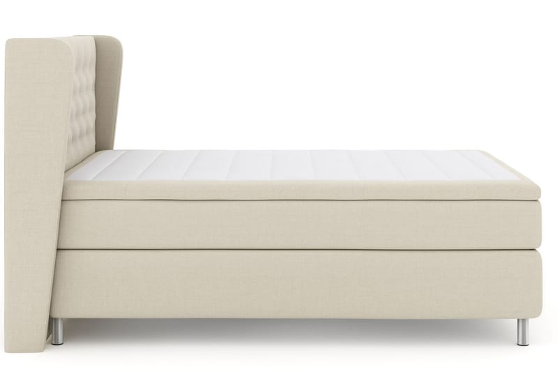 Select No 6 Komplett Sengepakke 140x200 Fast/Medium Watergel - Beige/Metallben - Møbler - Senger - Komplett sengepakke