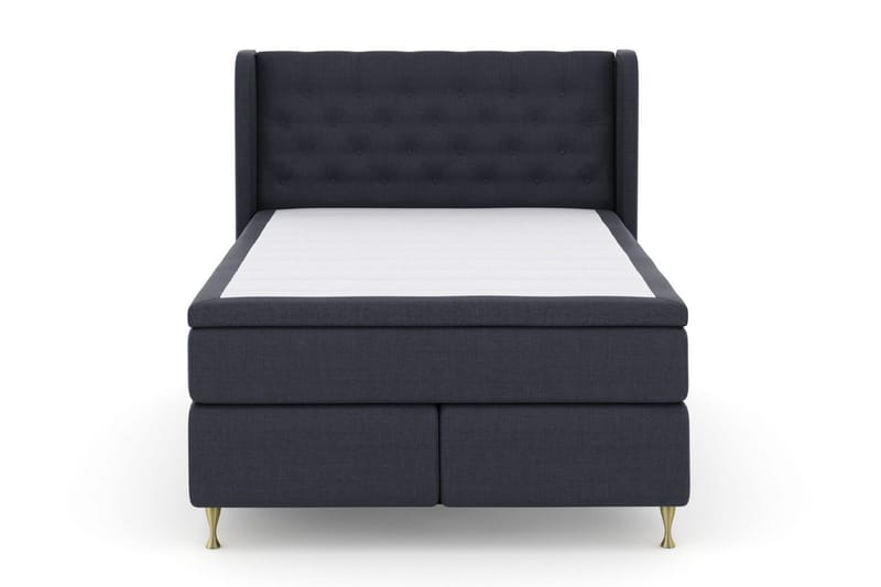Select No 6 Komplett Sengepakke 140x200 Fast/Medium Watergel, Blå/Gullben