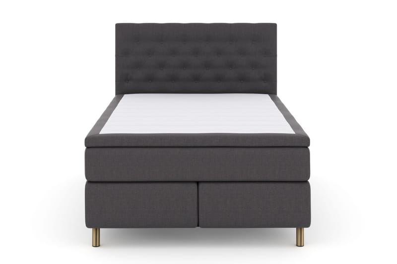 Select No 6 Komplett Sengepakke 140x200 Fast/Medium Watergel - Mørkegrå/Kobberben - Møbler - Senger - Komplett sengepakke