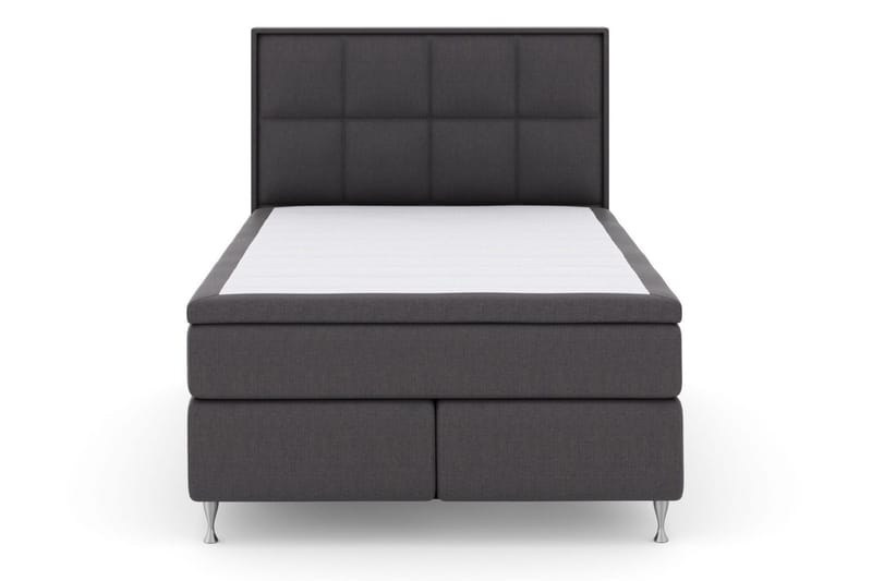 Select No 6 Komplett Sengepakke 140x200 Fast/Medium Watergel - Mørkegrå/Sølvben - Møbler - Senger - Kontinentalsenger