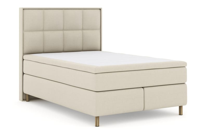 Select No 6 Komplett Sengepakke 140x200 F/M Lateks/Memory - Beige/Kobberben - Møbler - Senger - Komplett sengepakke