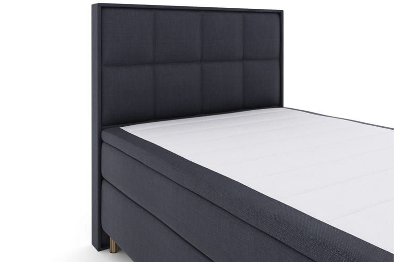 Select No 6 Komplett Sengepakke 140x200 F/M Memory/Pocket - Blå/Metallben - Møbler - Senger - Kontinentalsenger