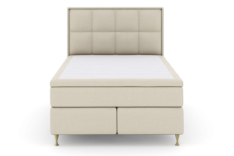 Select No 6 Komplett Sengepakke 140x200 Medium Lateks/Memory - Beige/Gullben - Møbler - Senger - Kontinentalsenger