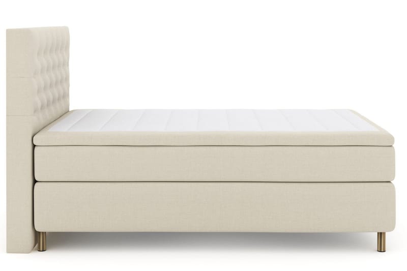 Select No 6 Komplett Sengepakke 140x200 Medium Lateks/Memory - Beige/Kobberben - Møbler - Senger - Kontinentalsenger